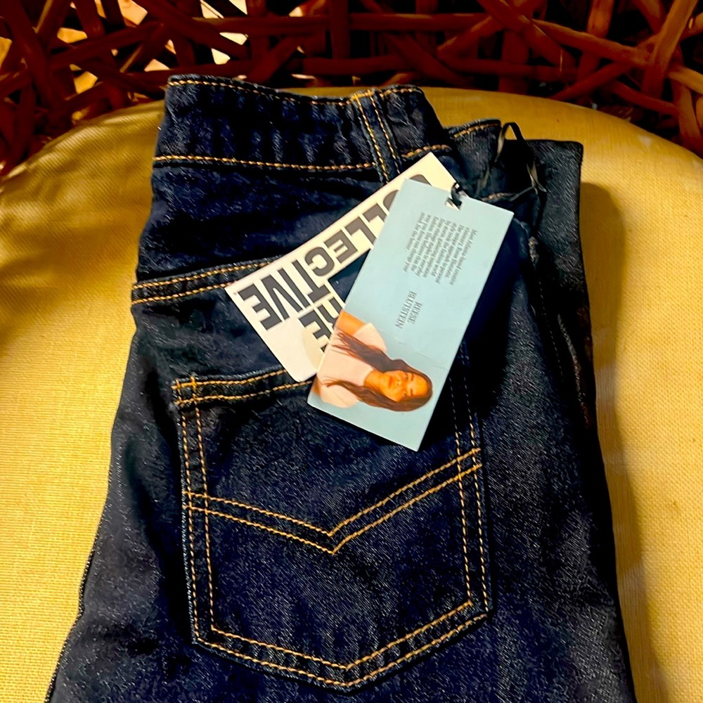 New Future Collective Womens Jeans Flare High Rise 0 NWT Unique